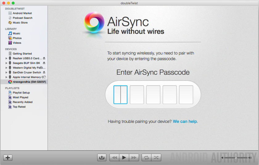 Airsync app